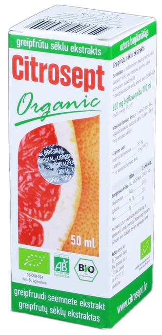 CITROSEPT Organic ekstrakts, 50 ml - 1