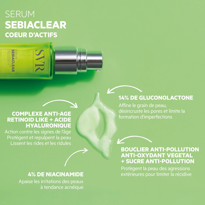 SVR Sebiaclear serums, 30 ml - 2