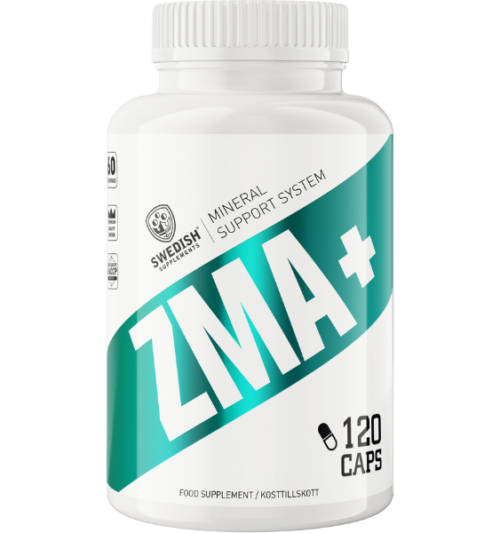SWEDISH SUPPLEMENTS ZMA+ kapsulas, 120 gab. - 1
