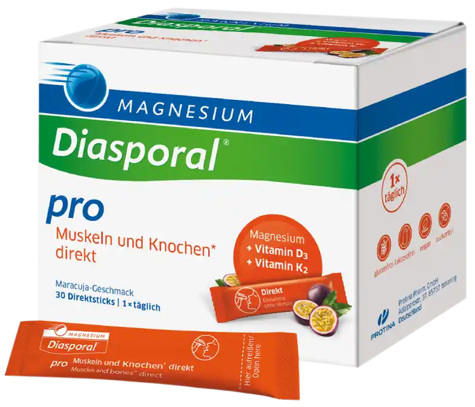 MAGNESIUM Diasporal Pro Muskuļiem un Kauliem paciņas, 30 gab. - 1