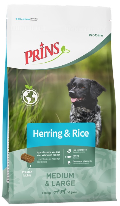 PRINS ProCare Herring& Rice sausā barība, 3 kg - 1