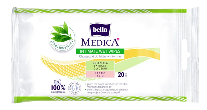 BELLA Medica mitrās salvetes, 20 gab. - 1