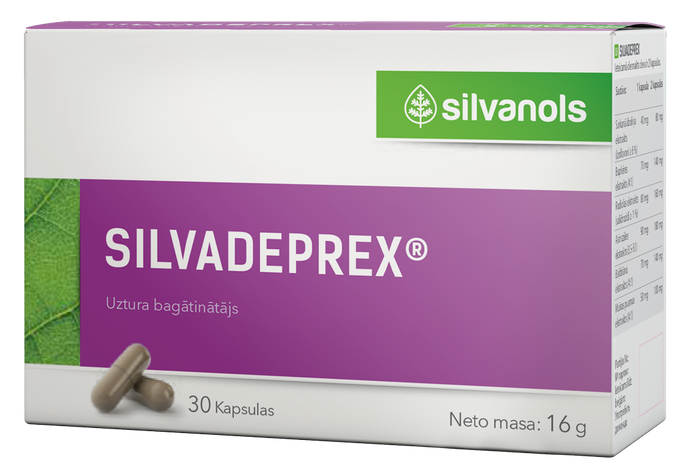 SILVADEPREX kapsulas, 30 gab. - 1
