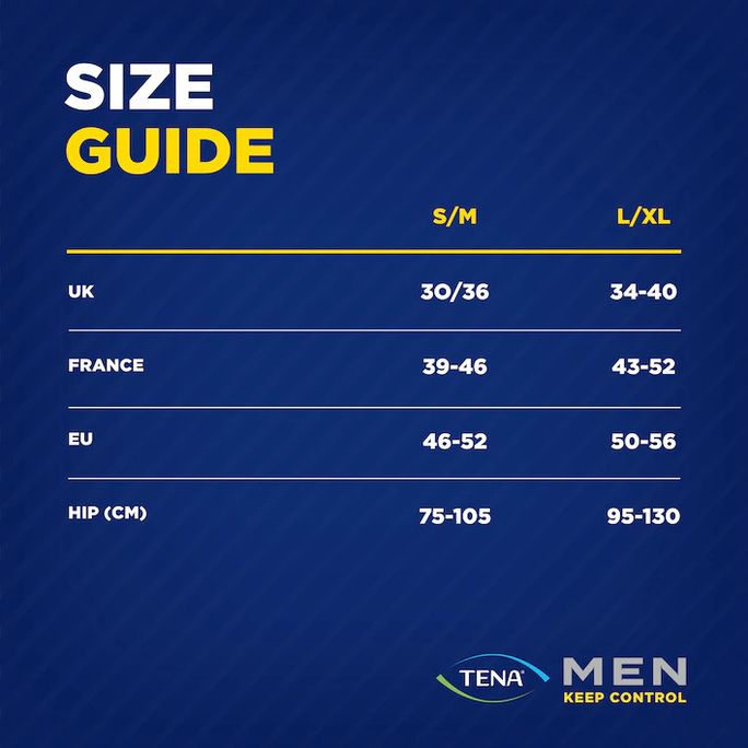TENA Men Pants Plus S/M (zilas) biksītes, 12 gab. - 4