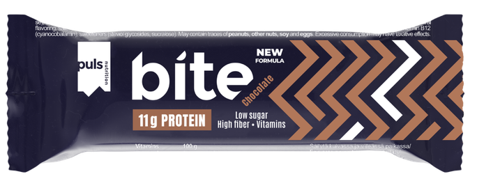 PULS NUTRITION Bite Chocolate batoniņš, 35 g - 1