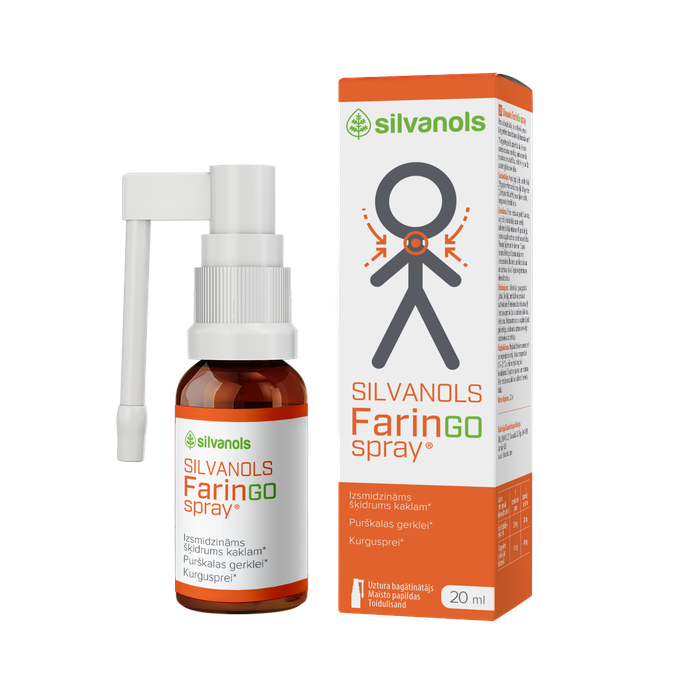 FARINGOSPRAY sprejs, 20 ml - 2