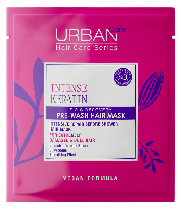 URBAN CARE Intense Keratin Pre-Wash maska matiem, 50 ml - 1