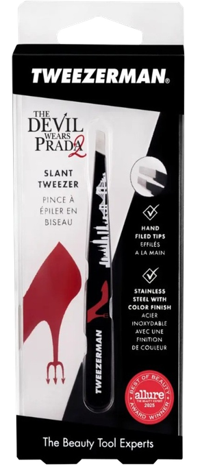 TWEEZERMAN Ar Slīpiem Galiem, Devil Wears Prada pincete, 1 gab. - 1