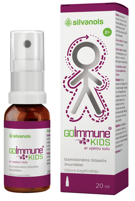 GOIMMUNE Kids Ar upeņu sulu sprejs, 20 ml - 1