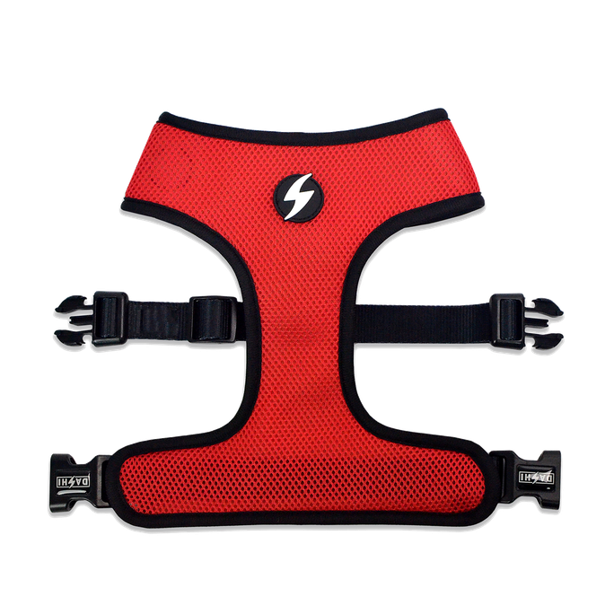 DASHI Stripes3 Red&Black Neo Mesh S iemaukti, 1 gab. - 2