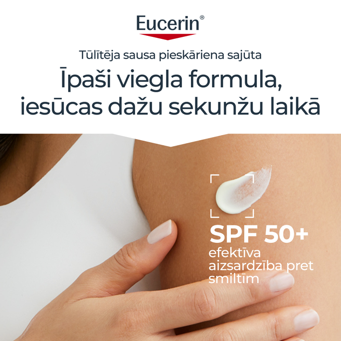 EUCERIN Sun Oil Control Dry Touch SPF 50+ krēms-gels, 200 ml - 2