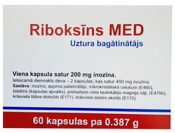 RIBOKSĪNS MED tabletes, 60 gab. - 1