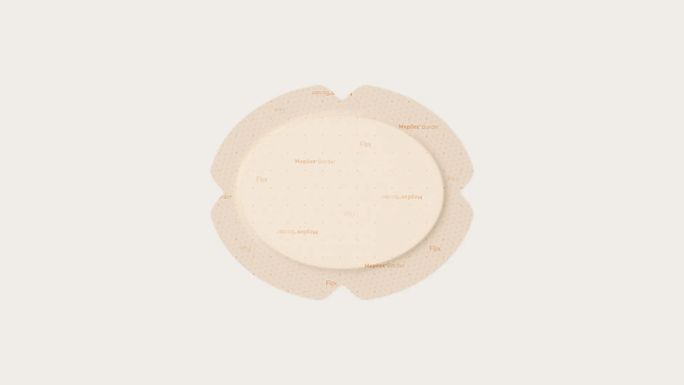 MEPILEX  Border Flex Oval 13 x 16 cm plāksteri, 5 gab. - 2