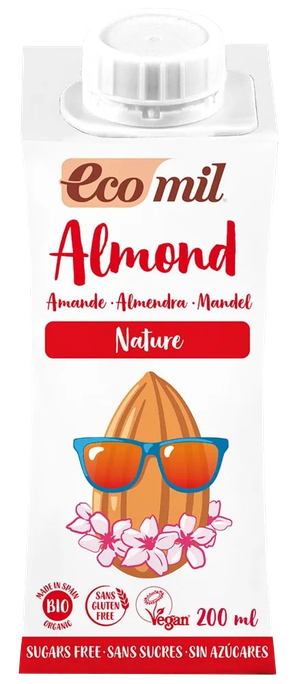 ECOMIL Nature Almond, Sugar Free dzēriens, 200 ml - 1