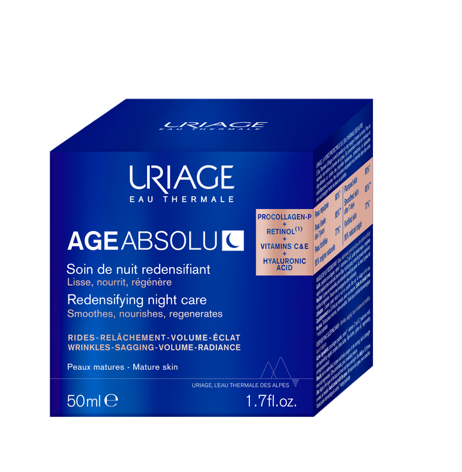 URIAGE Age Absolu – Redensifying Night Care sejas maska, 50 ml - 2