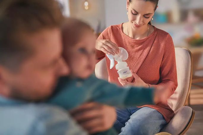 PHILIPS Avent Lotus pudelīte un manuālais piena pumpis, 1 gab. - 4