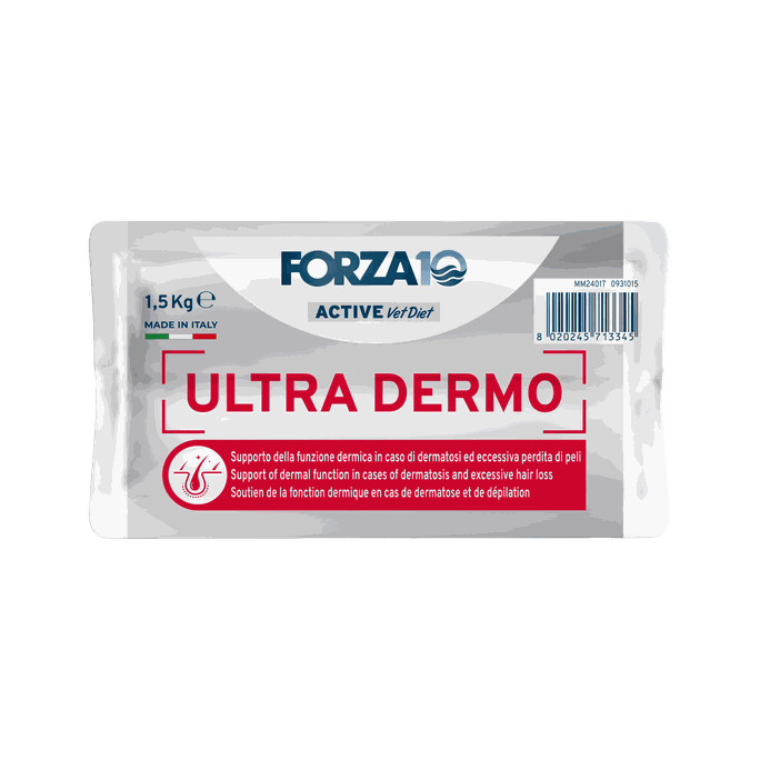 FORZA10 Active Vetdiet Ultra Dermo, Suņiem sausā barība, 1.5 kg - 3
