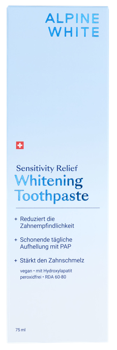 ALPINE WHITE Whitening Sensitivi Relief zobu pasta, 75 ml - 1