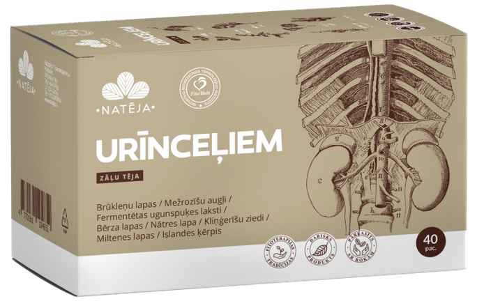 NATĒJA Urīnceļiem Zāļu tēja maisiņos, 20 gab. - 1