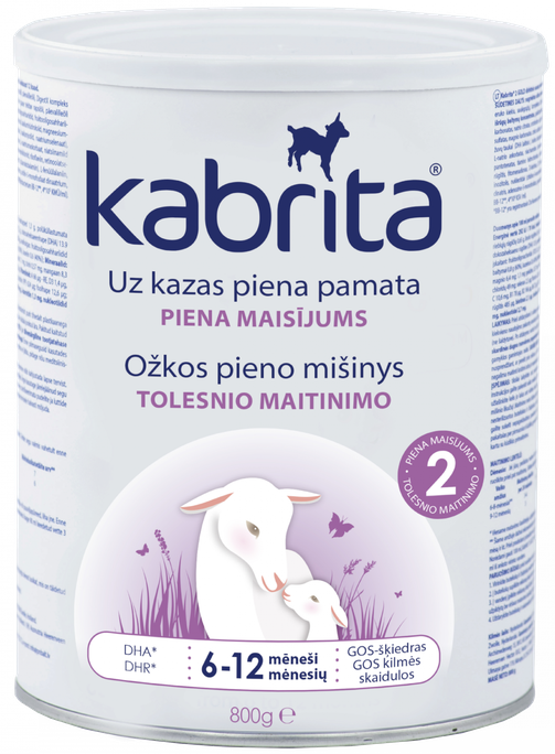 KABRITA 2 piena maisījums, 800 g - 1