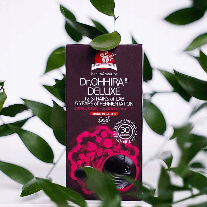 DR.OHHIRA Deluxe 12 Pienskābo Baktēriju Celmu Komplekss kapsulas, 30 gab. - 2
