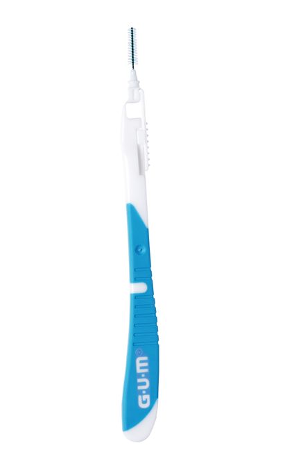GUM BI-Direction 0.9 mm zobstarpu birstīte, 6 gab. - 2