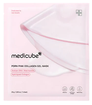 MEDICUBE PDRN Pink Collagen Gel sejas maska, 1 gab. - 1