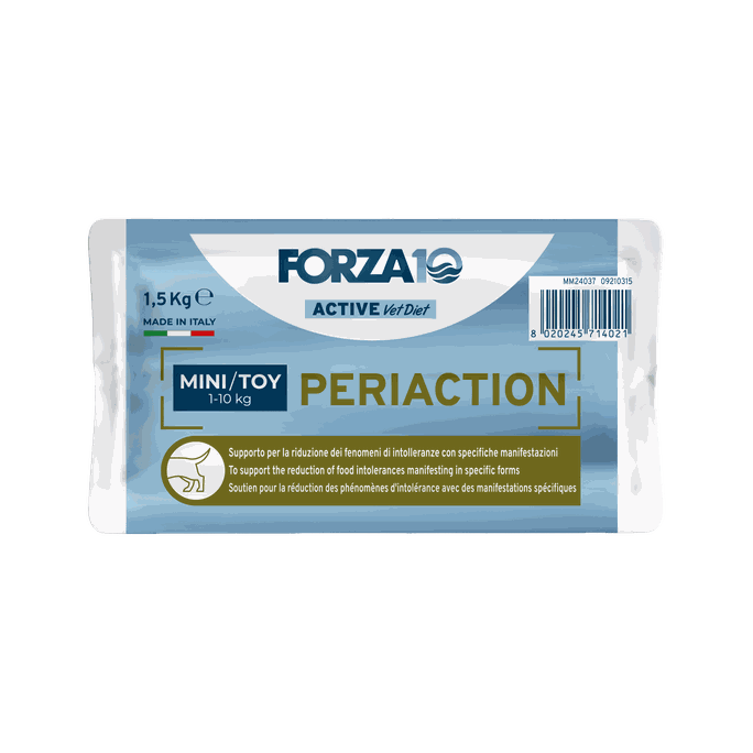 FORZA10 Activevetdiet Periaction Mini/Toy, Suņiem sausā barība, 1.5 kg - 3