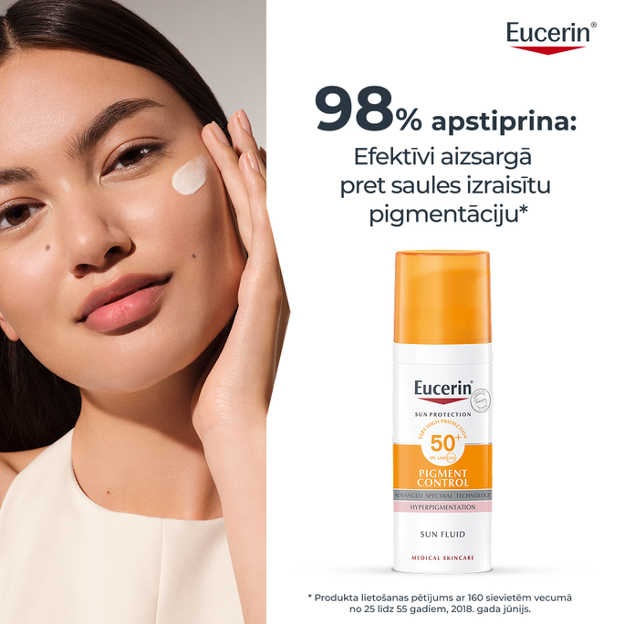 EUCERIN Sun Pigment Control SPF50+ saules aizsarglīdzeklis, 50 ml - 3
