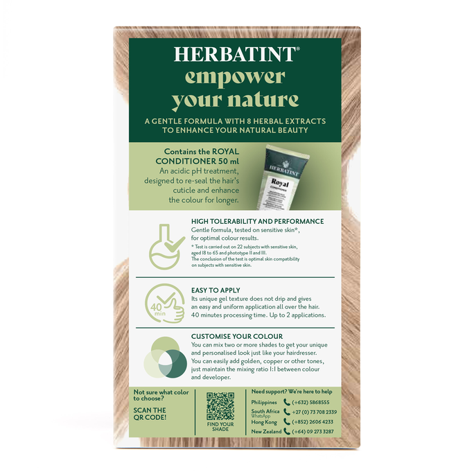 HERBATINT 8N Ligth Blonde matu krāsa, 170 ml - 5