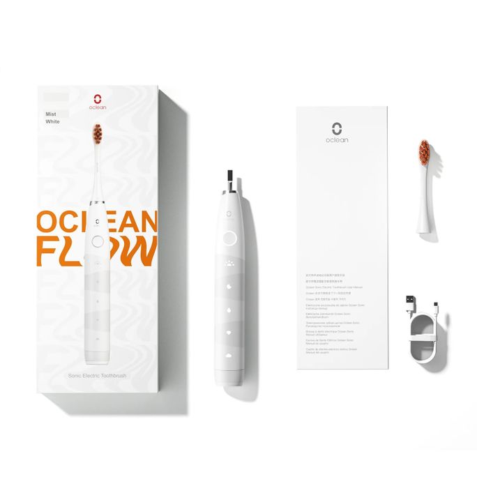OCLEAN Electric Flow White elektriskā zobu birste, 1 gab. - 3