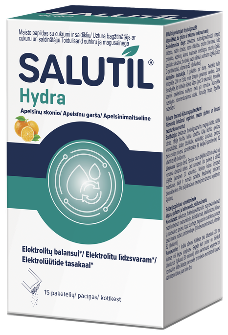 SALUTIL Hydra apelsīnu garša, paciņas, 15 gab. - 1