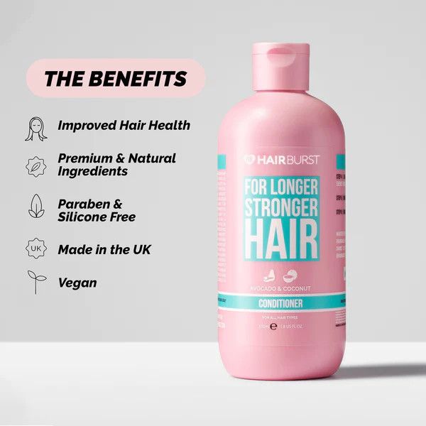 HAIRBURST for Longer Stronger Hair matu kondicionieris, 350 ml - 3