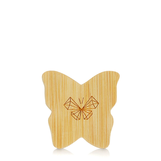CRYSTALLOVE Butterfly Bamboo Agave Travel Size ķermeņa birste, 1 gab. - 3