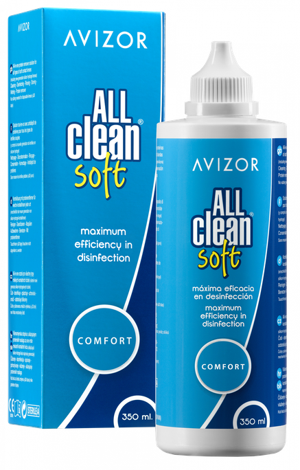 AVIZOR All Clean šķīdums kontaktlēcām, 350 ml - 1