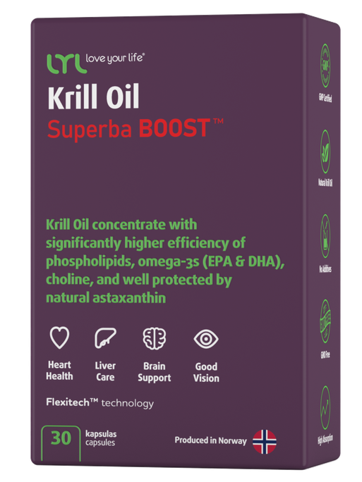 LYL Krill Oil Superba BOOST kapsulas, 30 gab. - 1