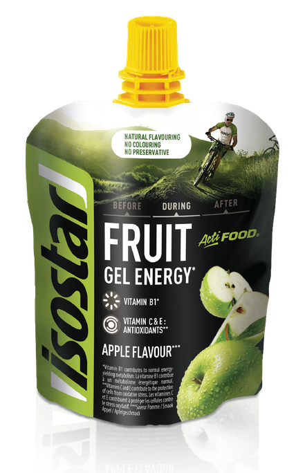 ISOSTAR Actifood Apple Fruit Gel Energy želeja, 90 g - 1