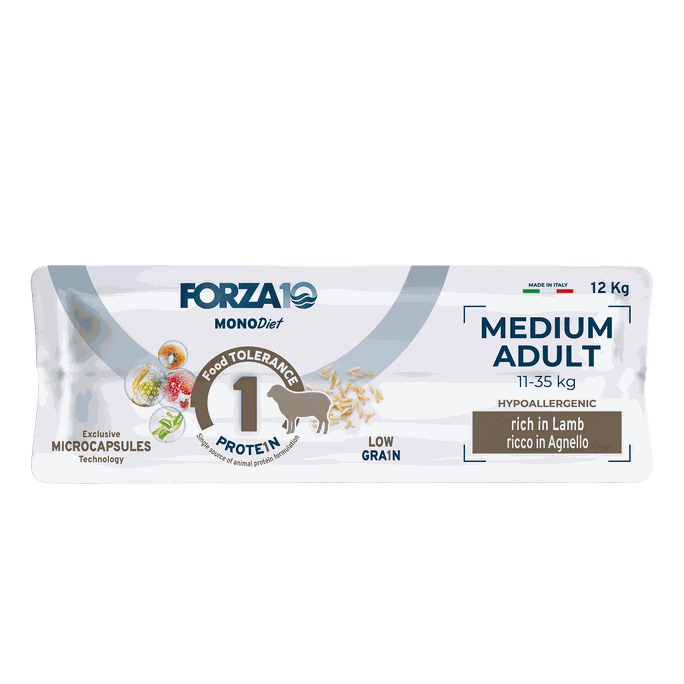 FORZA10 Monodiet Medium Adult Ar Jēru, Suņiem sausā barība, 12 kg - 3
