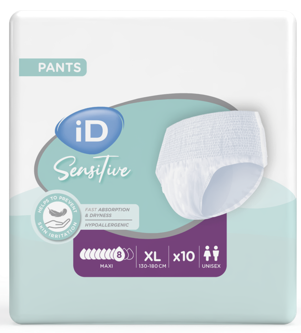 ID Sensitive Pants Maxi XL (130-180 cm) biksītes, 10 gab. - 1