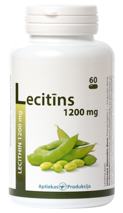 APTIEKAS PRODUKCIJA Lecitīns 1200 mg kapsulas, 60 gab. - 1