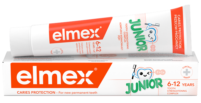 ELMEX Junior (6-12) zobu pasta, 75 ml - 1