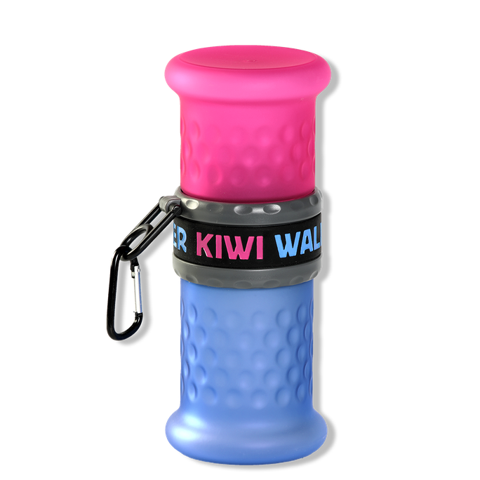 KIWI WALKER 2 in 1 Rozā/Zila, Ceļojuma pudele, 1 gab. - 1