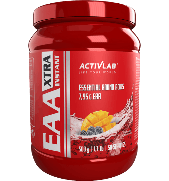 ACTIVLAB EAA Xtra Instant Mango - gervuogių skonio milteliai, 500 g - 1
