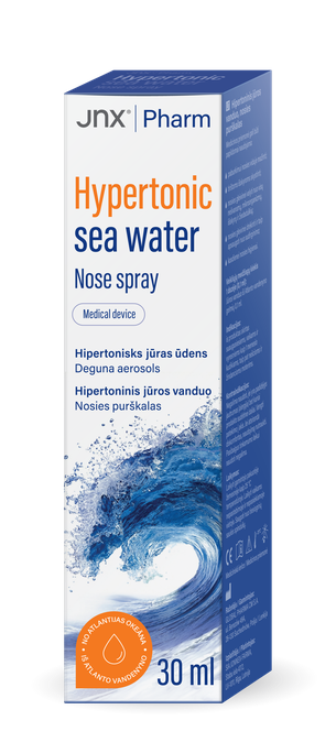 JONAX Hipertonisks Jūras Ūdens deguna aerosols, 30 ml - 1