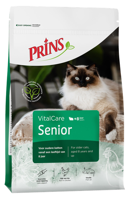 PRINS VitalCare Senior sausā barība, 10 kg - 1