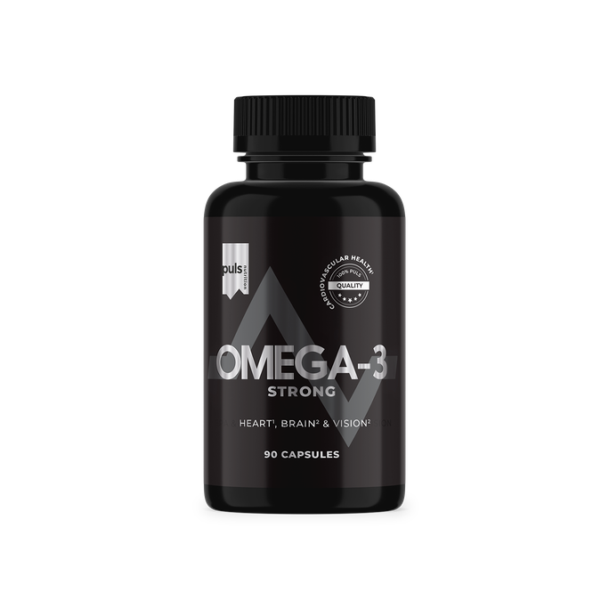 PULS NUTRITION Omega-3 Strong kapsulas, 90 gab. - 1
