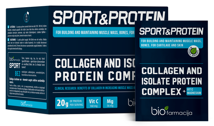 BIOFARMACIJA Sport & Protein paciņas, 28 gab. - 1