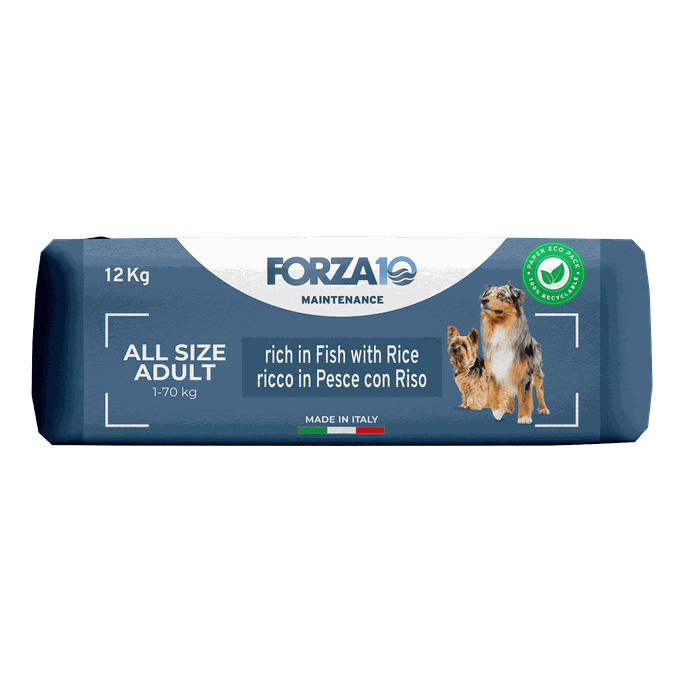 FORZA10 Maintenance Adult All Size Ar Zivīm Un Rīsiem, Suņiem sausā barība, 12 kg - 3