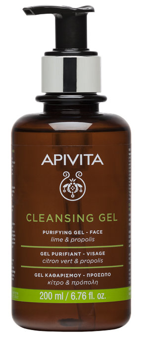 APIVITA With Propolis & Citrus (Lime) attīroša želeja, 200 ml - 1