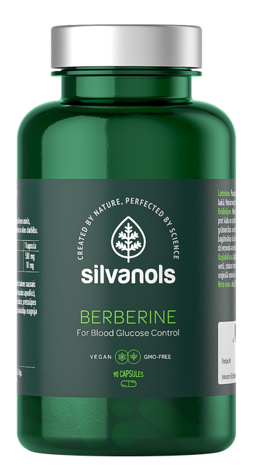SILVANOLS Berberine kapsulas, 90 gab. - 1